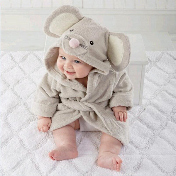 Baby Robe - Animal Pattern