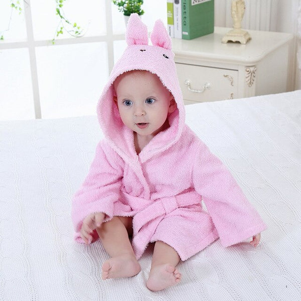 Baby Robe - Animal Pattern