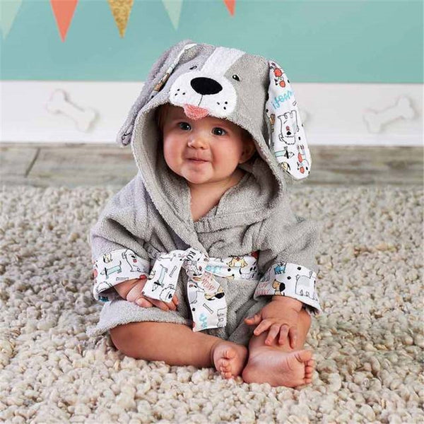 Baby Robe - Animal Pattern