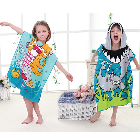 Kids Hooded Beach Towel