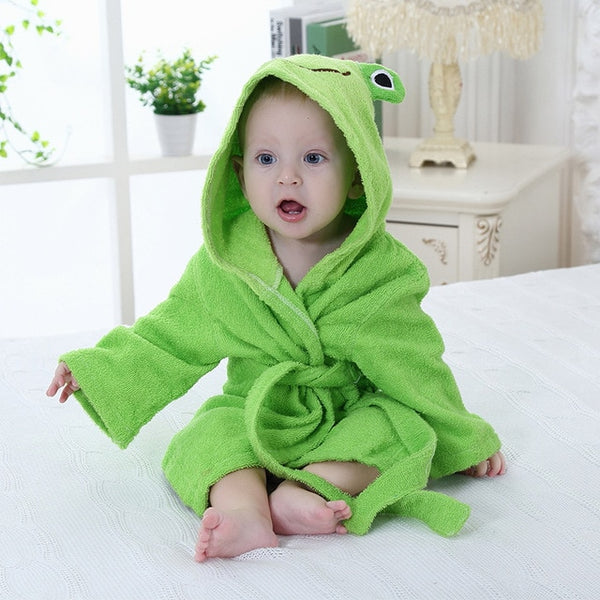 Baby Robe - Animal Pattern