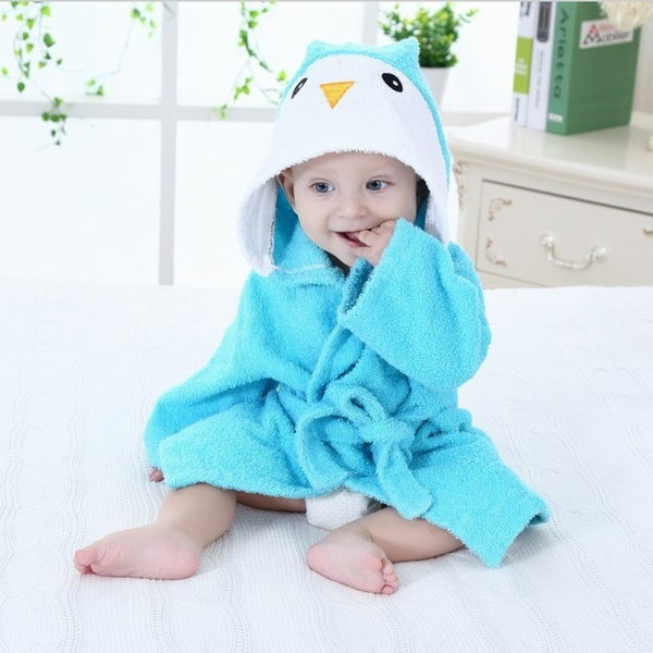 Baby Robe - Animal Pattern