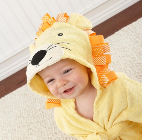 Baby Robe - Animal Pattern