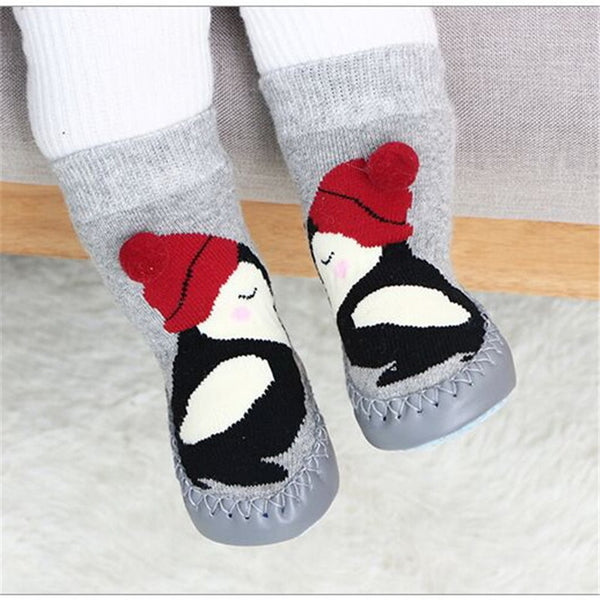 Toddler Sock Shoes - Animal Pattern