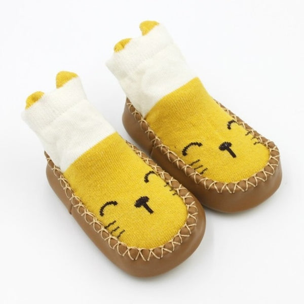 Toddler Sock Shoes - Animal Pattern