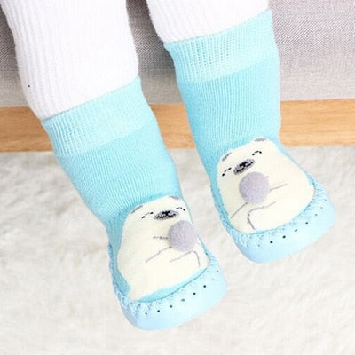 Toddler Sock Shoes - Animal Pattern