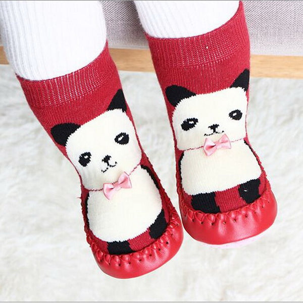 Toddler Sock Shoes - Animal Pattern