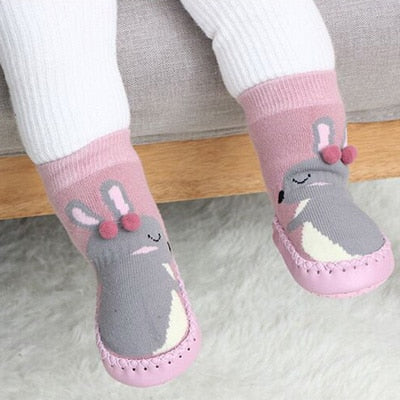 Toddler Sock Shoes - Animal Pattern