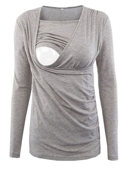 Maternity Nursing Tops - Long Sleeve