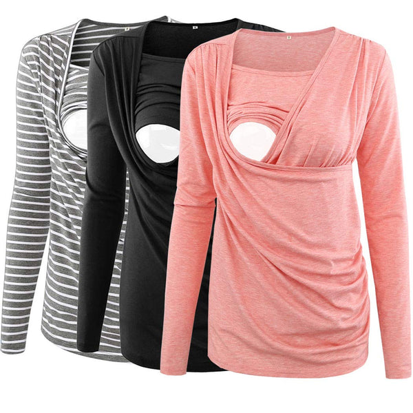 Maternity Nursing Tops - Long Sleeve