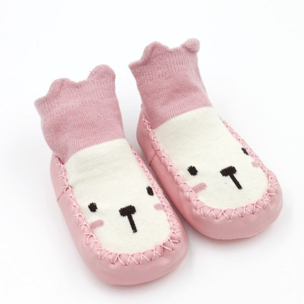 Toddler Sock Shoes - Animal Pattern