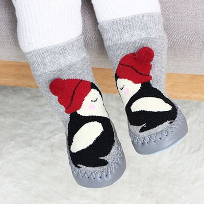 Toddler Sock Shoes - Animal Pattern