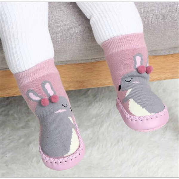 Toddler Sock Shoes - Animal Pattern