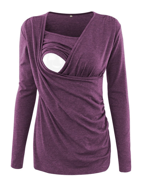 Maternity Nursing Tops - Long Sleeve